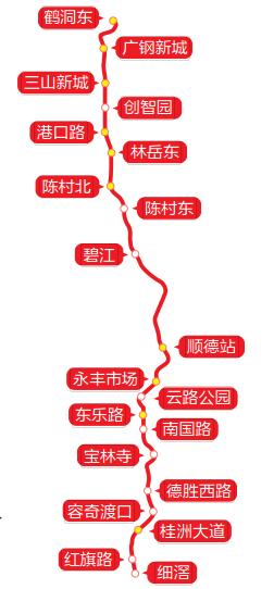 广州地铁线路图全新概览