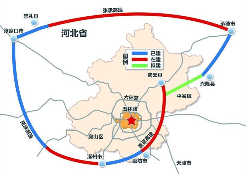 北京大外环最新规划图揭秘，城市发展的宏伟蓝图与未来展望